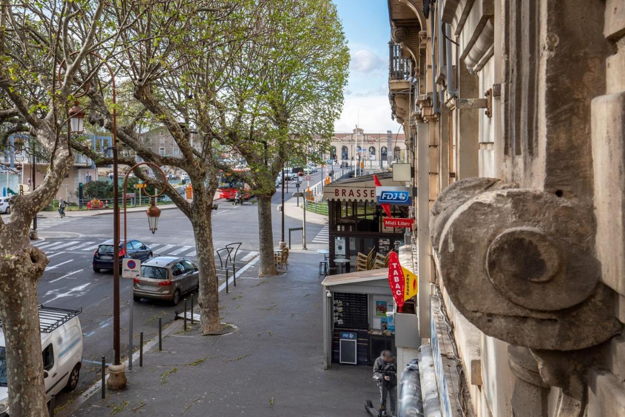Le Victor Hugo -Centre Ville -1 Mn De La Gare Sète Buitenkant foto